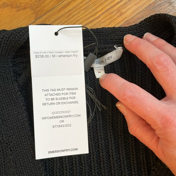 Emerson Fry v-neck cardigan - Picture 3 of 8